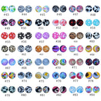 12mm Printed Silicone Beads Animal Print Designs 50pcs 3
