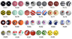 12mm Printed Silicone Beads Animal Print Designs 50pcs 6