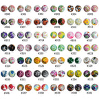 19mm Silicone Beads Printed Animal Pattern 50pcs 7