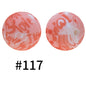 19mm Silicone Beads Printed Animal Pattern 50pcs