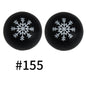 454# 50pcs 15mm Round Printed Silicone Beads Wholesale