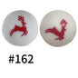 19mm Silicone Beads Printed Animal Pattern 50pcs