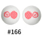 19mm Silicone Beads Printed Animal Pattern 50pcs