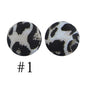 Round Printed Silicone Beads 1