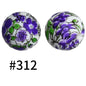 15mm printed silicone beads 513