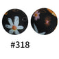 19mm Silicone Beads Printed Animal Pattern 50pcs