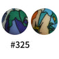 19mm Silicone Beads Printed Animal Pattern 50pcs