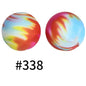 15mm Printed Silicone Beads 50pcs Color #1-#350