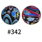 19mm Silicone Beads Printed Animal Pattern 50pcs