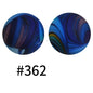 15mm Printed Silicone Beads Color 50pcs #351-#553