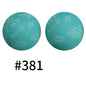 15mm Printed Silicone Beads Color 50pcs #351-#553