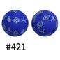 15mm Printed Silicone Beads Color 50pcs #351-#553