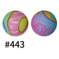 15mm Printed Silicone Beads Color 50pcs #351-#553