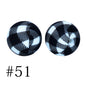 Round Printed Silicone Beads 51