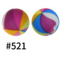15mm Printed Silicone Beads Color 50pcs #351-#553