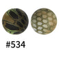 15mm Printed Silicone Beads Color 50pcs #351-#553