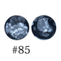 Round Printed Silicone Beads 85