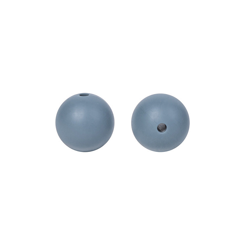Round solid silicone beads 10