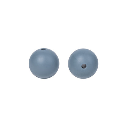 Round solid silicone beads 10