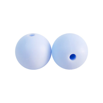 Round solid silicone beads 105