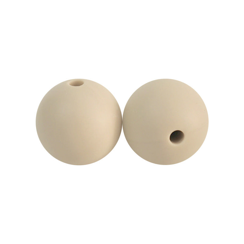 Round solid silicone beads 110