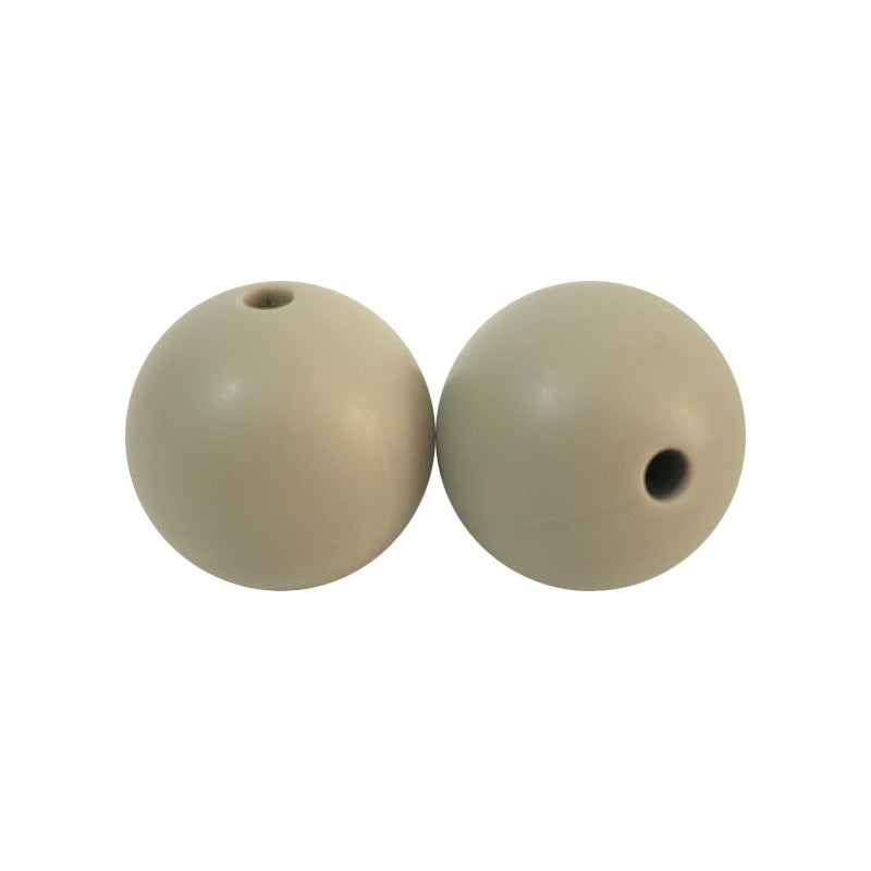 Round solid silicone beads 113