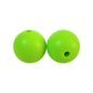 Round solid silicone beads 119