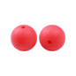 Round solid silicone beads 131