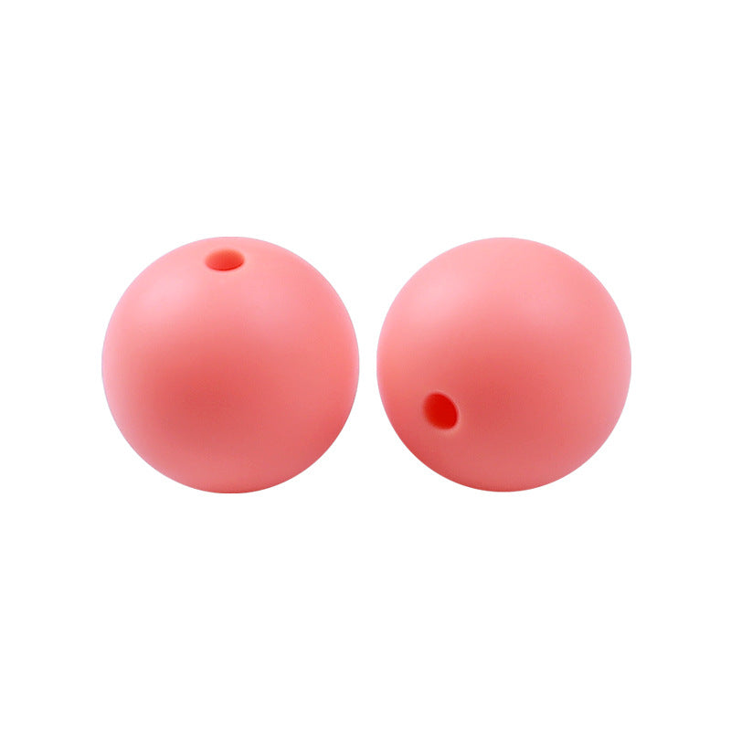 Round solid silicone beads 135