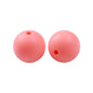 Round solid silicone beads 135
