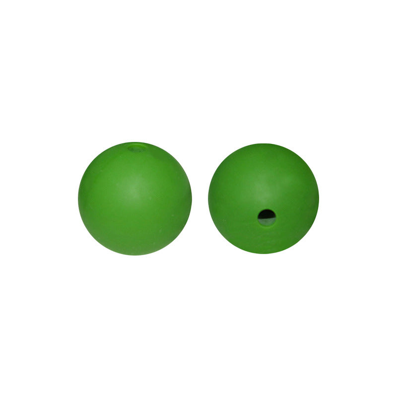 Round solid silicone beads 138