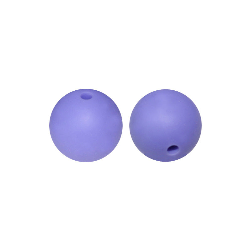 Round solid silicone beads 139