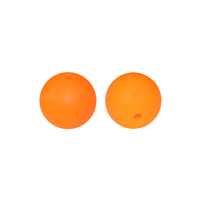 Round solid silicone beads 140