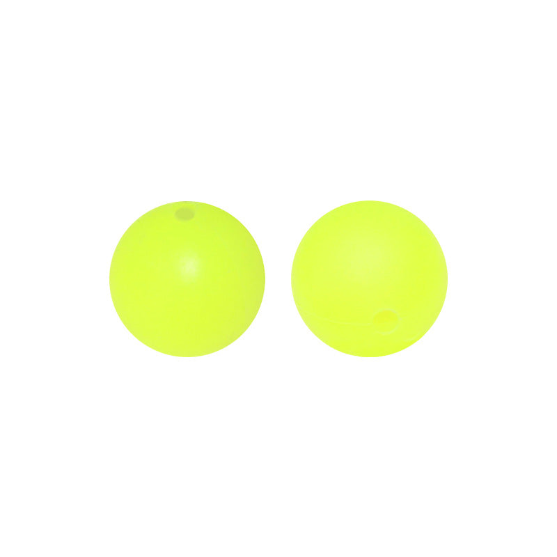 Round solid silicone beads 141