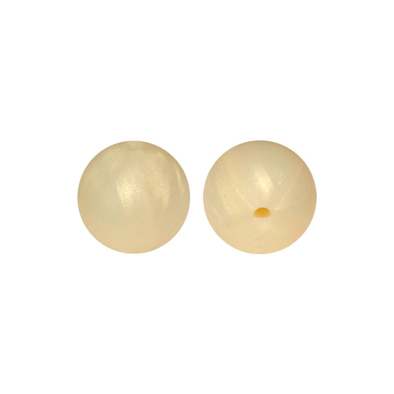 Round solid silicone beads 142