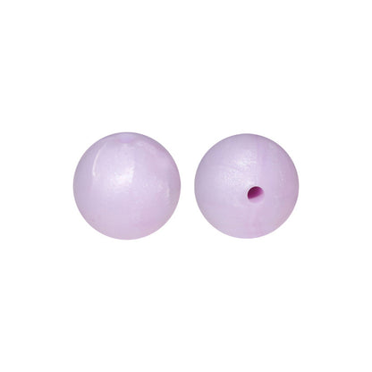Round solid silicone beads 146