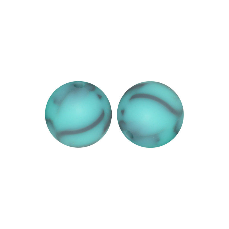 Round solid silicone beads 148