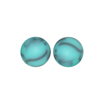 Round solid silicone beads 148