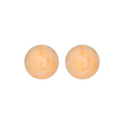 Round solid silicone beads 149