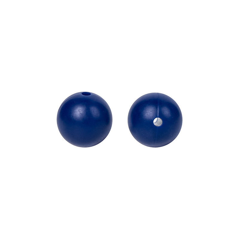 Round solid silicone beads 2