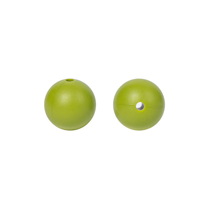 Round solid silicone beads 23