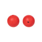 Round solid silicone beads 25