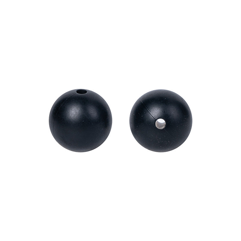 Round solid silicone beads 27