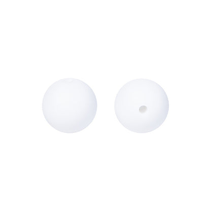 Round solid silicone beads 29