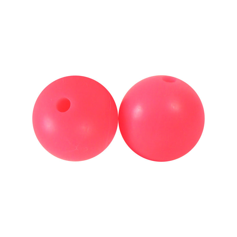 Round solid silicone beads 3