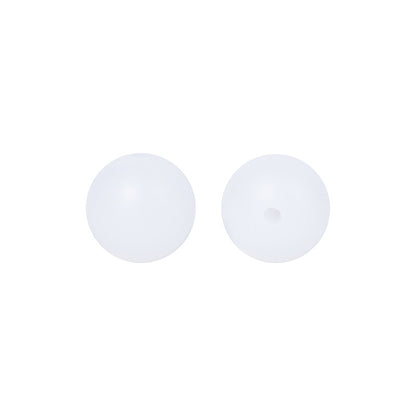 Round solid silicone beads 31