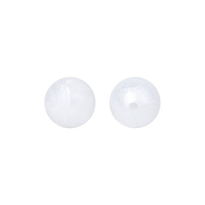 Round solid silicone beads 41