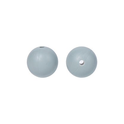 Round solid silicone beads 43