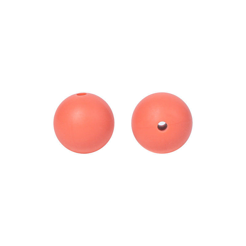 Round solid silicone beads 45