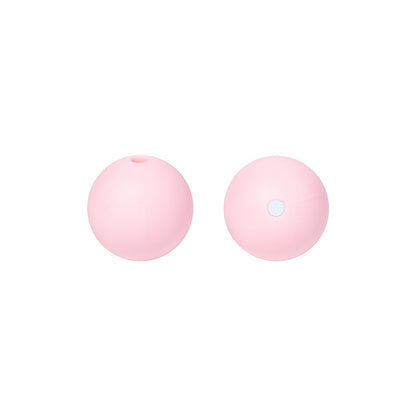 Round solid silicone beads 47